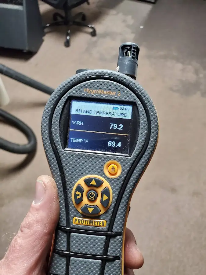 Moisture meter humidity assessment for Fire & Smoke Damage Restoration in Oelwein